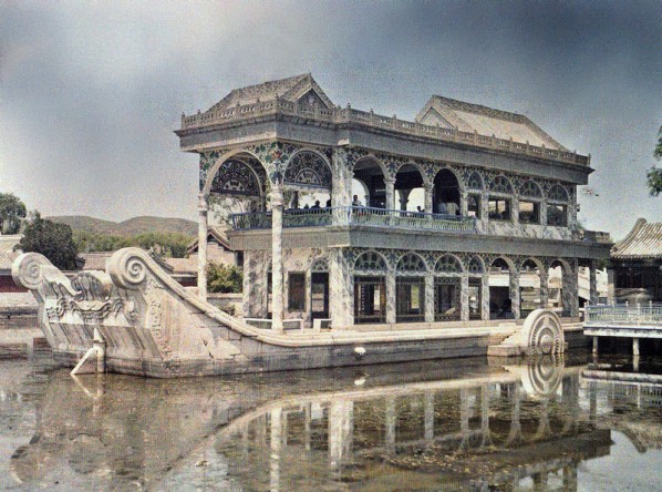 Nave di marmo dell'Imparatrice Cixi nel Palazzo estivo di Beijing